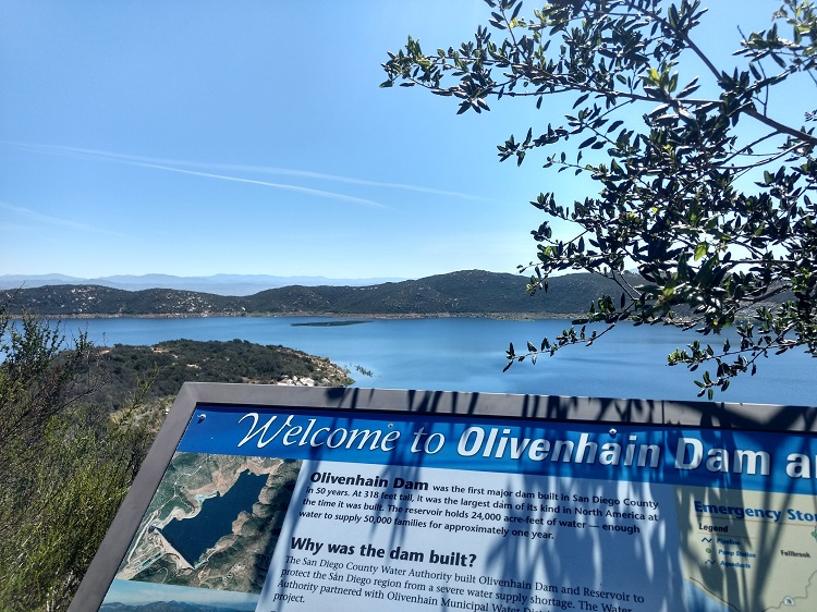 Olivenhain Dam via Way Up Trail