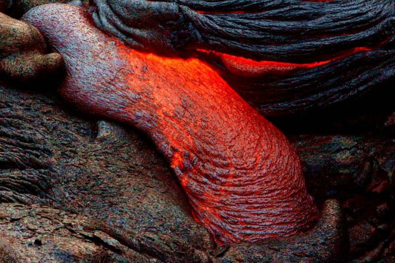 Hawaii Volcanoes National Park, Kilauea Lava Flow, 61g Lava Flow, Lava Photography